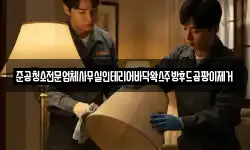 준공청소전문업체사무실인테리어바닥왁스주방후드곰팡이제거