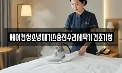 에어컨청소냉매가스충전수리세탁기건조기청