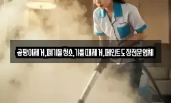 곰팡이제거,폐기물청소,기름때제거,페인트도장전문업체