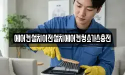 에어컨설치이전설치에어컨청소가스충전