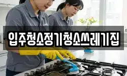 입주청소정기청소쓰레기집