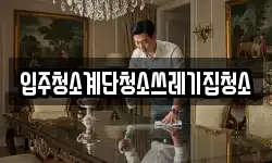 입주청소계단청소쓰레기집청소