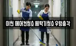 이천 에어컨청소 세탁기청소 우렁총각