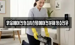 맑음에어컨청소시스템에어컨분해청소전문