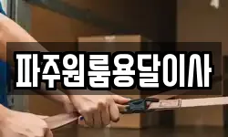 파주원룸용달이사
