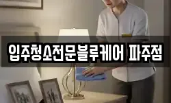 입주청소전문블루케어 파주점