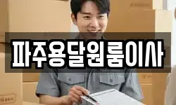 파주용달원룸이사