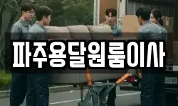 파주용달원룸이사