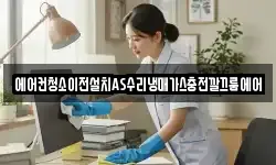 에어컨청소이전설치AS수리냉매가스충전깔끄룸에어