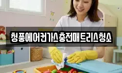 청풍에어컨가스충전매트리스청소