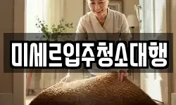 미세르입주청소대행