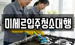 미세르입주청소대행
