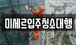 미세르입주청소대행
