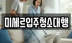 미세르입주청소대행