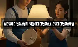 시스템에어컨청소업체,벽걸이에어컨청소,시스템에어컨청소방법