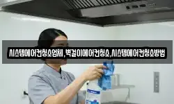 시스템에어컨청소업체,벽걸이에어컨청소,시스템에어컨청소방법