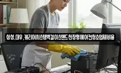 삼성,대우,캐리어시스템벽걸이스탠드천장형에어컨청소업체비용