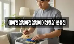 에어컨설치이전설치에어컨청소가스충전