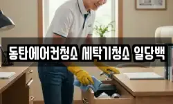 동탄에어컨청소 세탁기청소 일당백