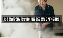 입주청소잘하는곳상가이사준공공장청소자격증보유