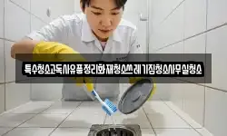 특수청소고독사유품정리화재청소쓰레기집청소사무실청소