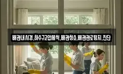 배관내시경,하수구고압세척,배관청소,배관관로탐지,진단