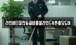 라인버티칼전동콤비롤블라인드커튼홀딩도어