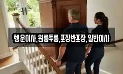 행운이사,원룸투룸,포장반포장,일반이사