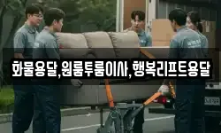화물용달,원룸투룸이사,행복리프트용달