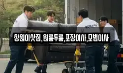 창원이삿짐,원룸투룸,포장이사,모범이사
