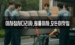 이사짐사다리차,원룸이사,모든이삿짐