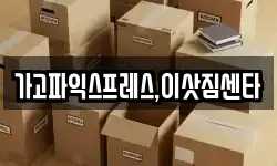 가고파익스프레스,이삿짐센타
