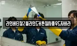 라인버티칼2블라인드커튼실사롤우드자바라