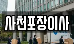사천포장이사