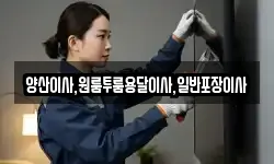 양산이사,원룸투룸용달이사,일반포장이사