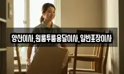 양산이사,원룸투룸용달이사,일반포장이사