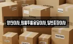 양산이사,원룸투룸용달이사,일반포장이사