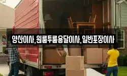 양산이사,원룸투룸용달이사,일반포장이사