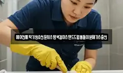 에어컨세탁기청소전문시스템벽걸이스탠드드럼통돌이분해가스충전