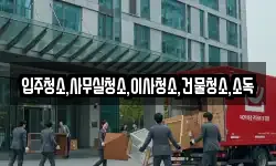 입주청소,사무실청소,이사청소,건물청소,소독