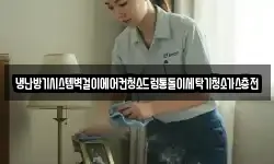 냉난방기시스템벽걸이에어컨청소드럼통돌이세탁기청소가스충전