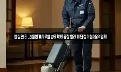 성실관리,건물상가사무실병원학원공장빌라계단정기청소용역업체