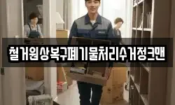 철거원상복구폐기물처리수거정크맨