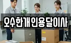 오수한개인용달이사