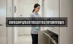 이사청소사무실청소정기청소입주청소전문업체정성클린