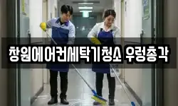 창원에어컨세탁기청소 우렁총각