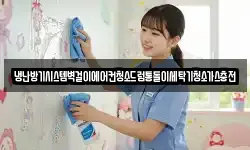 냉난방기시스템벽걸이에어컨청소드럼통돌이세탁기청소가스충전
