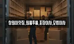 창원이삿짐,원룸투룸,포장이사,모범이사