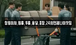 창원이사,원룸,투룸,용달,포장,24시언제나이삿짐