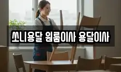 쏘니용달 원룸이사 용달이사